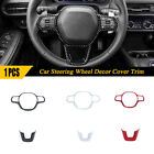 Black/Silver Steering Wheel Cover Trim Accessories for Honda HR-V HRV 2023-2024