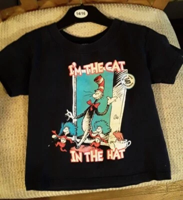 Camiseta Cat In The Hat talla 3T Foto 1 de 4