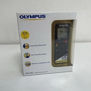 Olympus VN-750 Digital Voice Recorder Handheld Dictaphone - New Sealed - Picture 1 of 9