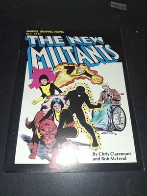 🔥 Novela Gráfica Marvel 4 1ª impresión 4.95 portada ¡Origen y 1ª Nuevos Mutantes!   Foto 1 de 4