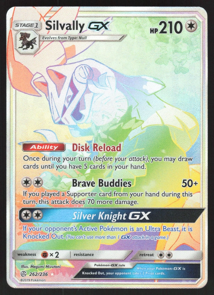 Silvally GX 262/236 Secret Rare Pokemon TCG SM - Cosmic Eclipse NM - Image 1 of 2