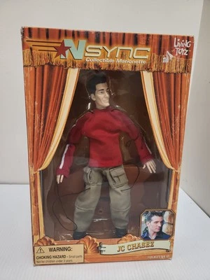 Коллекционная винтажная фигурка марионетки живой игрушки 2000 NSYNC JC Chasez - Изображение 1 из 2