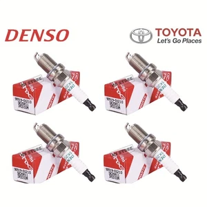 SET OF 4 NEW GENUINE OEM TOYOTA CAMRY HIGHLANDER RAV4 SIENNA VENZA SPARK PLUGS - Picture 1 of 4
