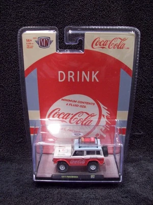 Máquinas M2 Coca Cola 1971 Ford Bronco edición limitada fundido a presión. Foto 1 de 3