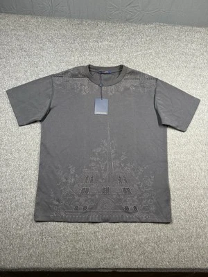 路易威登巴黎圣母院男式 T 恤特大号灰色学院带标签 — 第 1/4 张图片