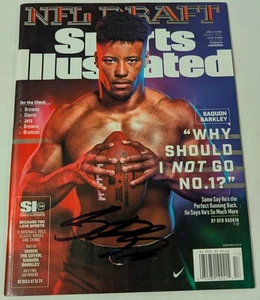 SAQUON BARKLEY signed SPORTS ILLUSTRATED No Label EAGLES football magazine JSA - Picture 1 of 2
