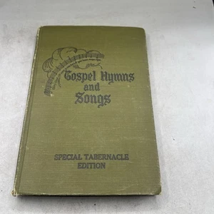 Book-Antiquarian Gospel Hymns & Songs 1917 Special Tabernacle Ed Rodeheaver - Picture 1 of 24