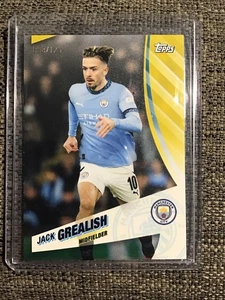 2024-25 Topps Blue Moon Manchester City Yellow Parallel Jack Grealish #/125 - Picture 1 of 2
