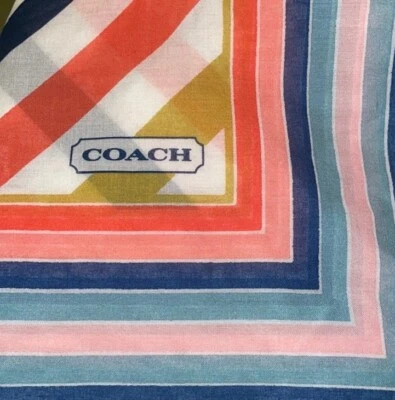 New Coach Hadley Striped Scarf - Image 1 of 4