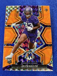 2022 #347 Jalen Nailor Panini mosaico fútbol naranja reactivo Prizm radiocontrol - Imagen 1 de 2