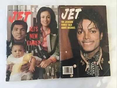 MUHAMMAD ALI 1977 & MICHAEL JACKSON 1984 JET VINTAGE MAGAZINES ( LOT OF 2 ) - Image 1 of 4