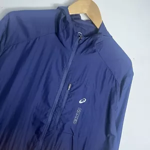 Asics Naked Jacket Men’s XL Navy Yellow - Picture 1 of 6