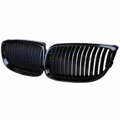 Parachoques delantero negro parrilla riñón para BMW E92 E93 M3 cupé 2006-2009 Foto 1 de 4
