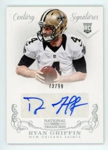 2013 National Treasures RYAN GRIFFIN Rookie AUTO AUTOGRAPH #/99 Buccaneers #326 - Bild 1 von 1