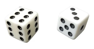 Alles 6er Würfel - hat auf jeder Seite eine 6 Zaubertrick Scherzartikel Party  - Bild 1 von 2