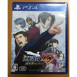 PS4 Gyakuten Saiban Phoenix Wright Ace Attorney123 PlayStation 4 Japan Import - Picture 1 of 3