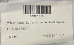 Wiper Blade for Telsa Model 3 size 26'' / 19'' - Bild 1 von 4