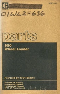 Caterpillar 950 Radlader Teilehandbuch - Bild 1 von 1