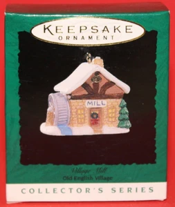 Hallmark 1994 Hat Shop Old English Village # 7 Keepsake Miniature Ornament NIB - Picture 1 of 2