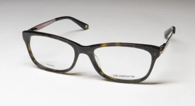 LIZ CLAIBORNE L637 086 ACETATO HABANA OSCURO MONTURA COMPLETA GAFAS DE DISEÑADOR Foto 1 de 4