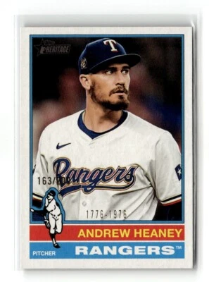 2024 Topps Heritage - Andrew Heaney #478 Bicentennial Variation /200 - Image 1 of 2