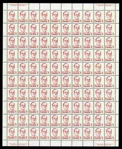Canada - Scott 591 - Full Plate Sheet of 100 Stamps Plate No. 1 - MNH - 1973 - Picture 1 of 1