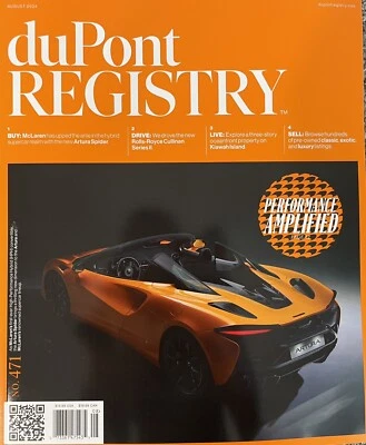 DuPont Registry Magazine AUGUST  2024 BRAND NEW Issue No. 471 - Image 1 of 3