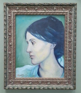 Original Portrait of Virginia Wolf by Barbara Psimas - Picture 1 of 8