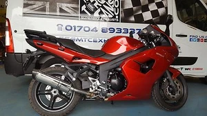 Triumph Sprint 1050 GT 2011-2017 Stainless oval carbon outlet road legal Exhaust - Picture 1 of 6