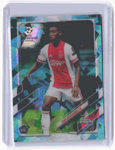 2020-21 Topps Chrome UCL Sapphire RYAN GRAVENBERCH Aqua #/150 RC Rookie - Bild 1 von 2