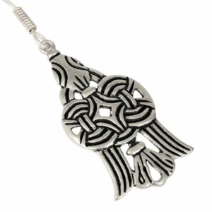 Pendientes vikingos "Hugin", pendientes, pendientes, pendientes, joyas, pendientes - Imagen 1 de 3