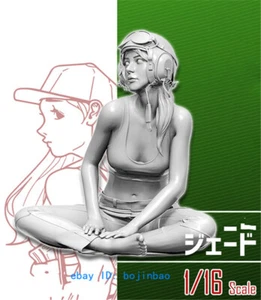 1/16 Scale Girls In Action Unpainted Resin Model Kits Unassembled New Big Boobs - Picture 1 of 3