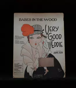 Partitura musical vintage de gran formato de Babes in the Wood 1913 - Imagen 1 de 1