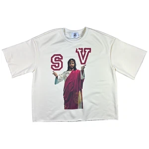 Saint Vanity Cream Jesus Crewneck - Picture 1 of 4