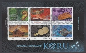 NEW ZEALAND 2013 M/S MATARIKI - KORU USED (ID:MU2510)  - Picture 1 of 1