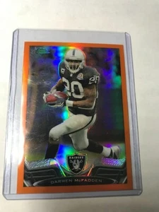2013 Topps Darren McFadden Chrome Orange Refractor #78 - Imagen 1 de 2
