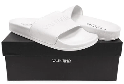 Sandalias G1N con caja Valentino de Mario Valentino Robert para hombre de cuero blancas Foto 1 de 3
