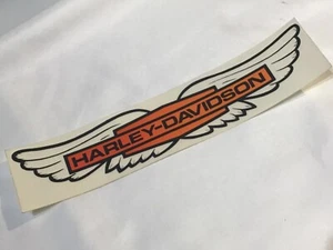 Vintage geflügelter Harley Davidson Logo Aufkleber Sticker Label HD Motorrad Moto M/C - Bild 1 von 6