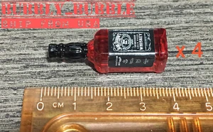 4 x 1/6 bottiglia whisky giocattolo alcolico giocattolo per giocattoli caldi Phicen Kumik uso figura ☆USA☆ - Foto 1 di 3