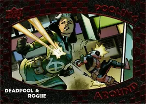Deadpool & Rogue Pooling Around Achievement PA2 paquete electrónico exclusivo de Upper Deck - Imagen 1 de 1