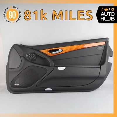 09-12 Mercedes R230 SL550 Panel de puerta interior lado del pasajero derecho negro OEM 81k Foto 1 de 4