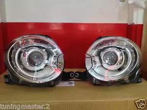 Coppia Fari Fanali Anteriori TUNING 500 07-15 LENTICOLARI OTTICA STILE XENON - Foto 1 di 4