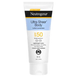 Neutrogena Ultra Sheer Body Lotion Sunscreen SPF 50 85mL Broad Spectrum - Picture 1 of 2