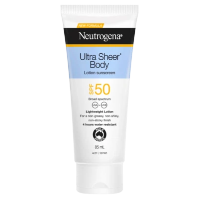 Neutrogena Ultra Sheer Body Lotion Sunscreen SPF 50 85mL Broad Spectrum - Image 1 of 2