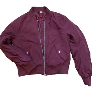 Bomberjacke der Marke Divided weinrot, US-Größe 10 Damen - Bild 1 von 8