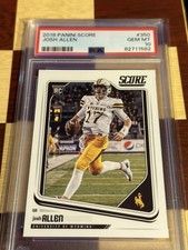 2018 Panini Score #350 Josh Allen Rookie Card PSA 10 GEM MINT Bills RC