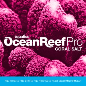 iQuatics Ocean Reef Pro Marine Salzwasser Korallen Premium Aquarium Salz - 10KG - Nachfüllpackung - Bild 1 von 3