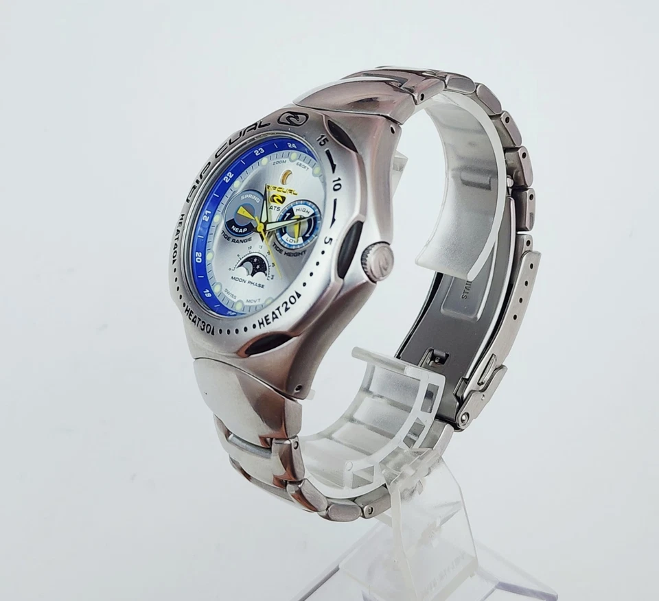Men's MOONPHASE TIDE Watch RIP CURL "Aerial" 17138. Swiss Movement - image 1 of 4