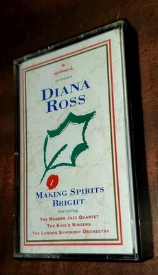 Making Spirits Bright - Diana Ross  (Cassette, 1994, Hallmark) Christmas Album  - Image 1 of 4