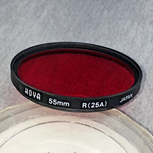 Filtro ROJO HOYA 55mm R (25A), Japón - Imagen 1 de 2